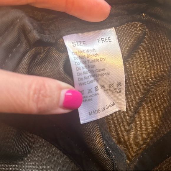 N & H tan cotton minimalist adjustable Free size beanie, cap, unisex, retro - Picture 3 of 6